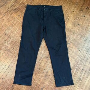 Banana Republic business casual flat front 38x30 black chino pants